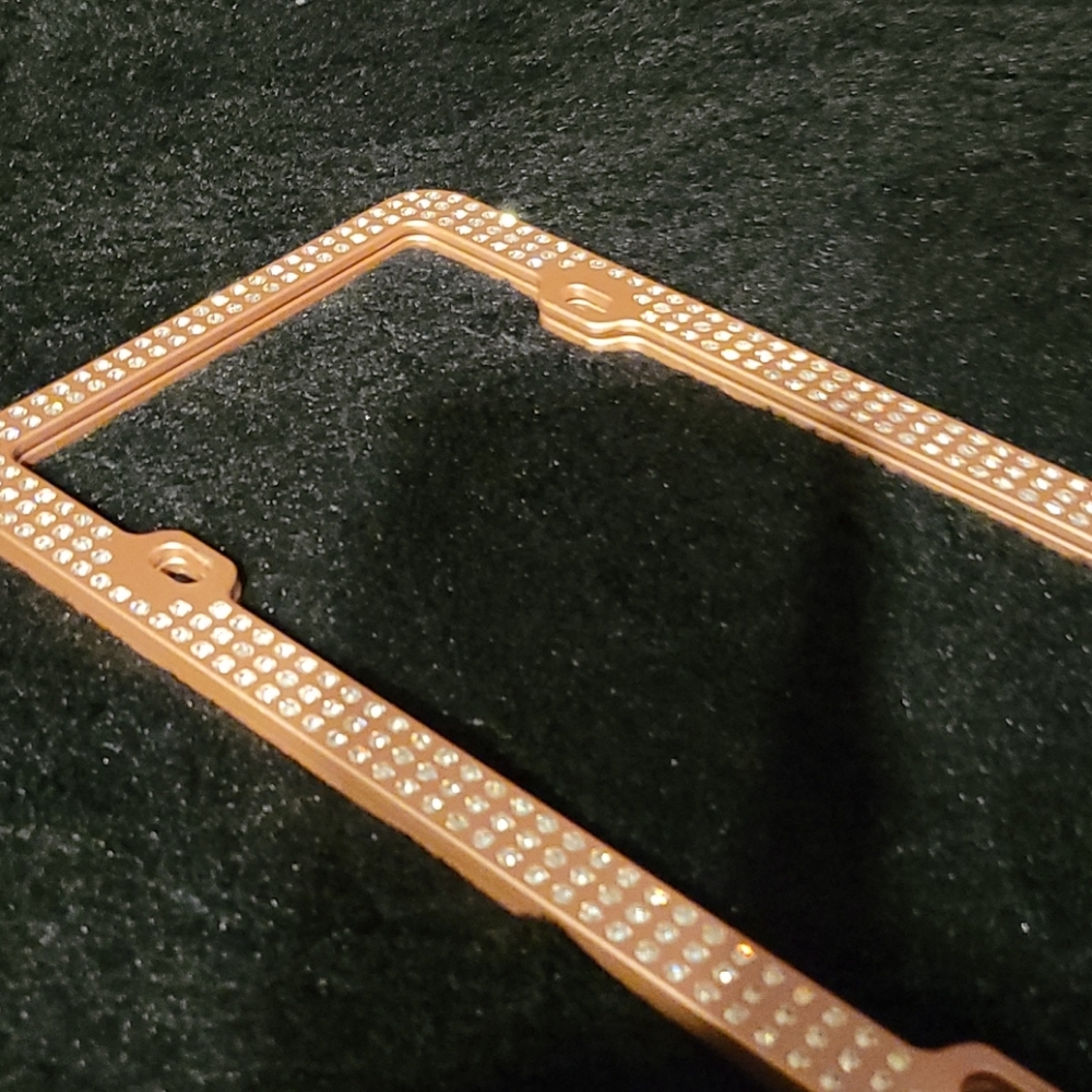 Pink **Bling** Auto License Plate Frame - Picture 4 of 4